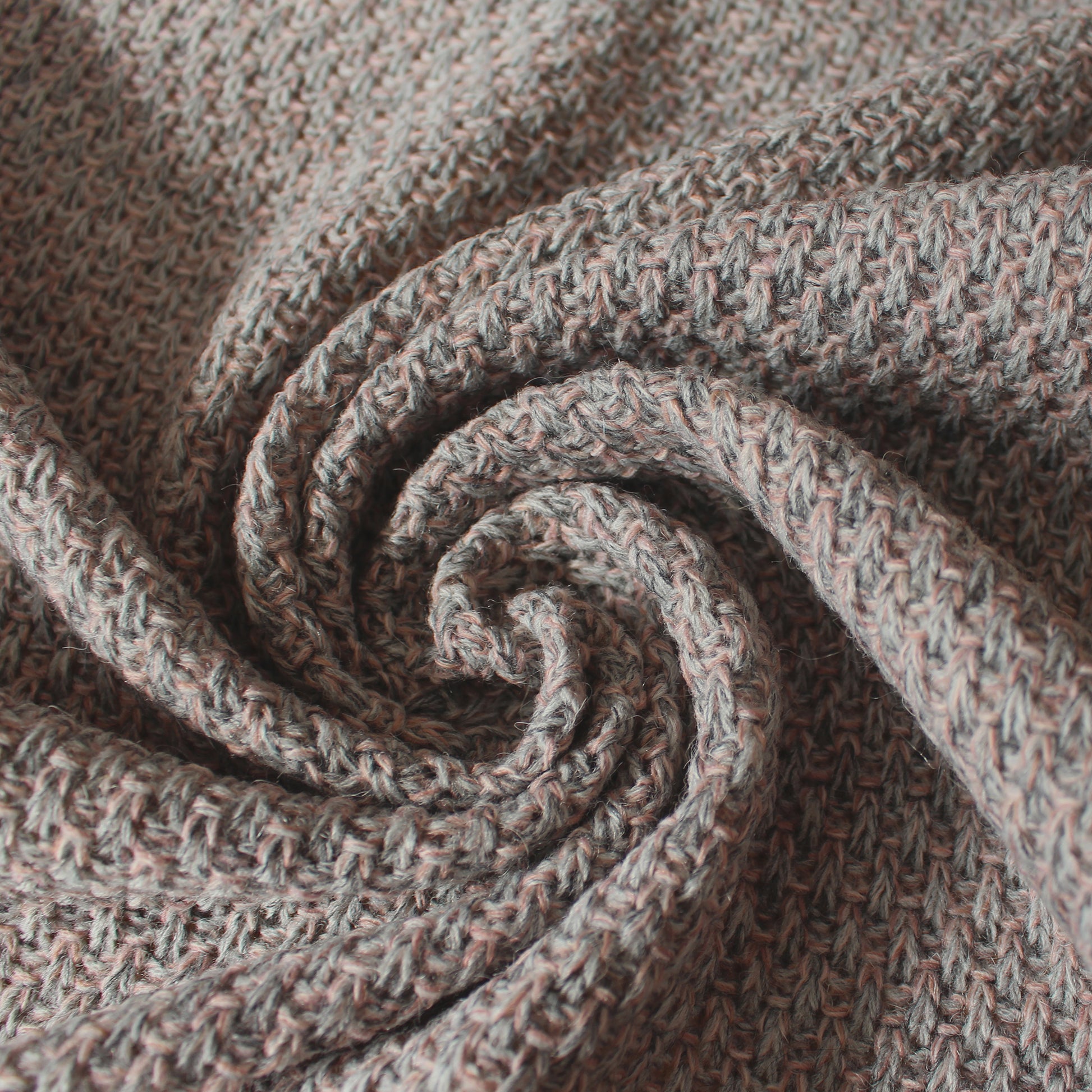 'pastel potpourri' basket stitch sweater knit