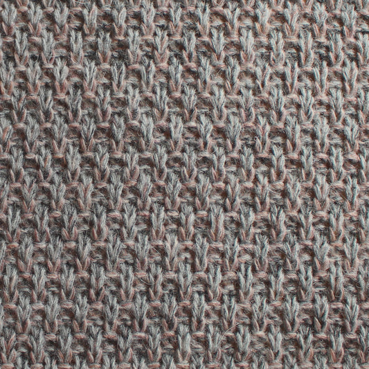 'pastel potpourri' basket stitch sweater knit