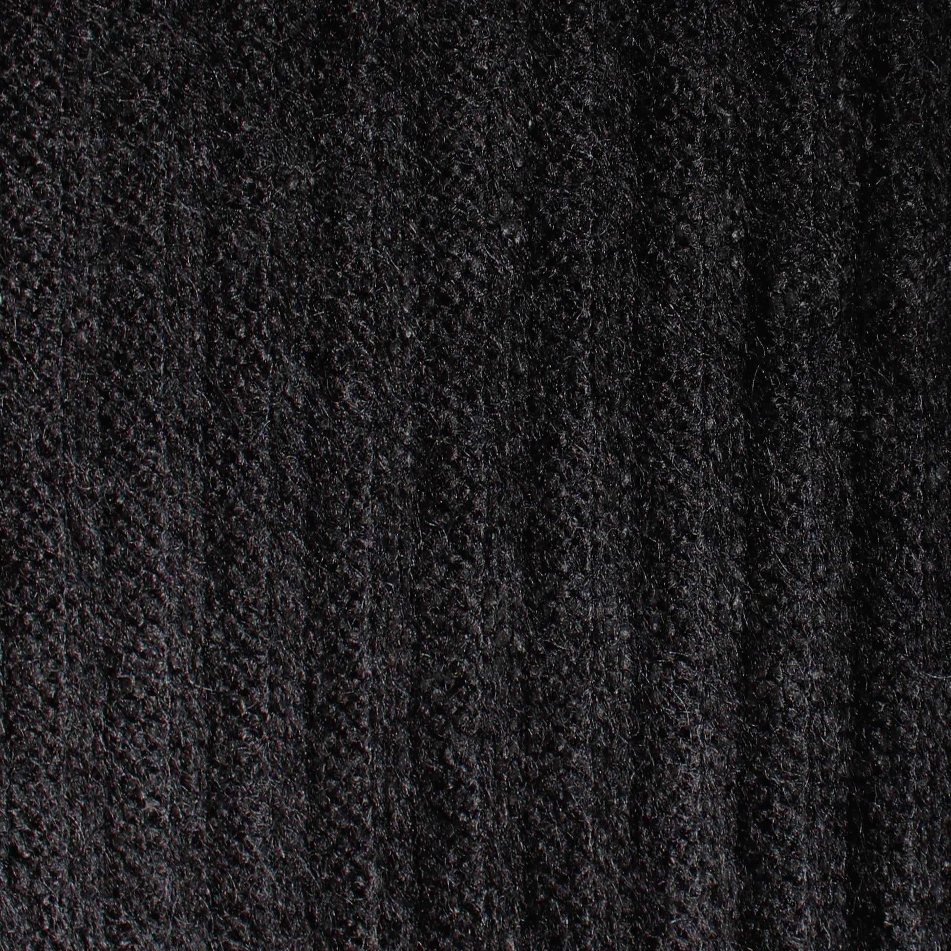 luxury wool blend lightweight sweater knit - black