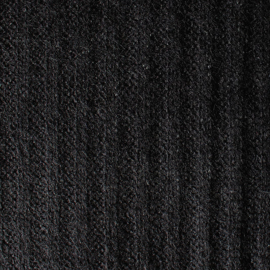 luxury wool blend lightweight sweater knit - black