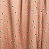 'busy bee' cotton rib knit, Oeko-Tex - peachy pink