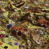 Dutch digital 'Klimt study' viscose knit, Oeko-Tex cert. - gold