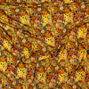 Dutch digital 'Klimt study' viscose knit, Oeko-Tex cert. - gold
