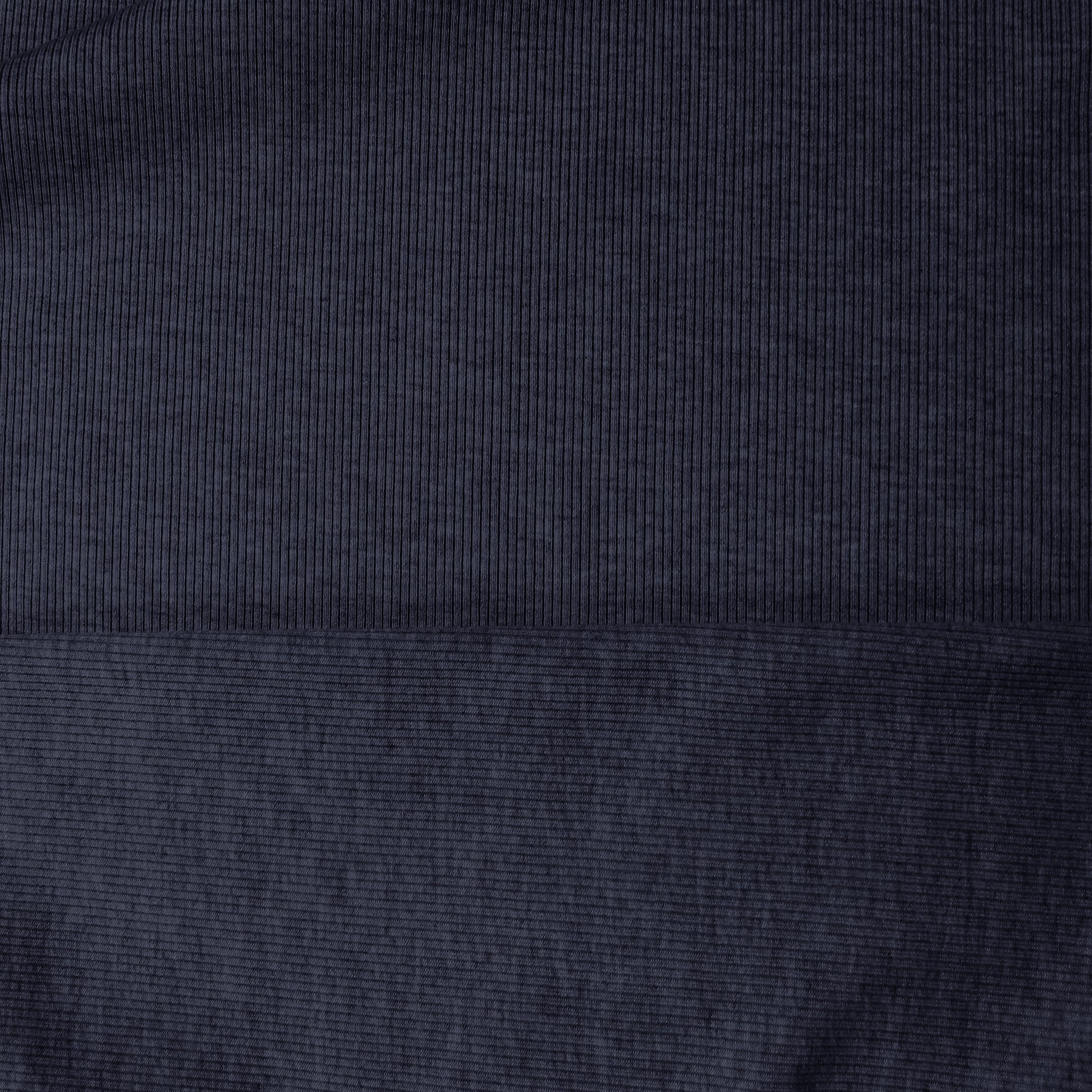 USA rayon spandex rib knit - peacoat