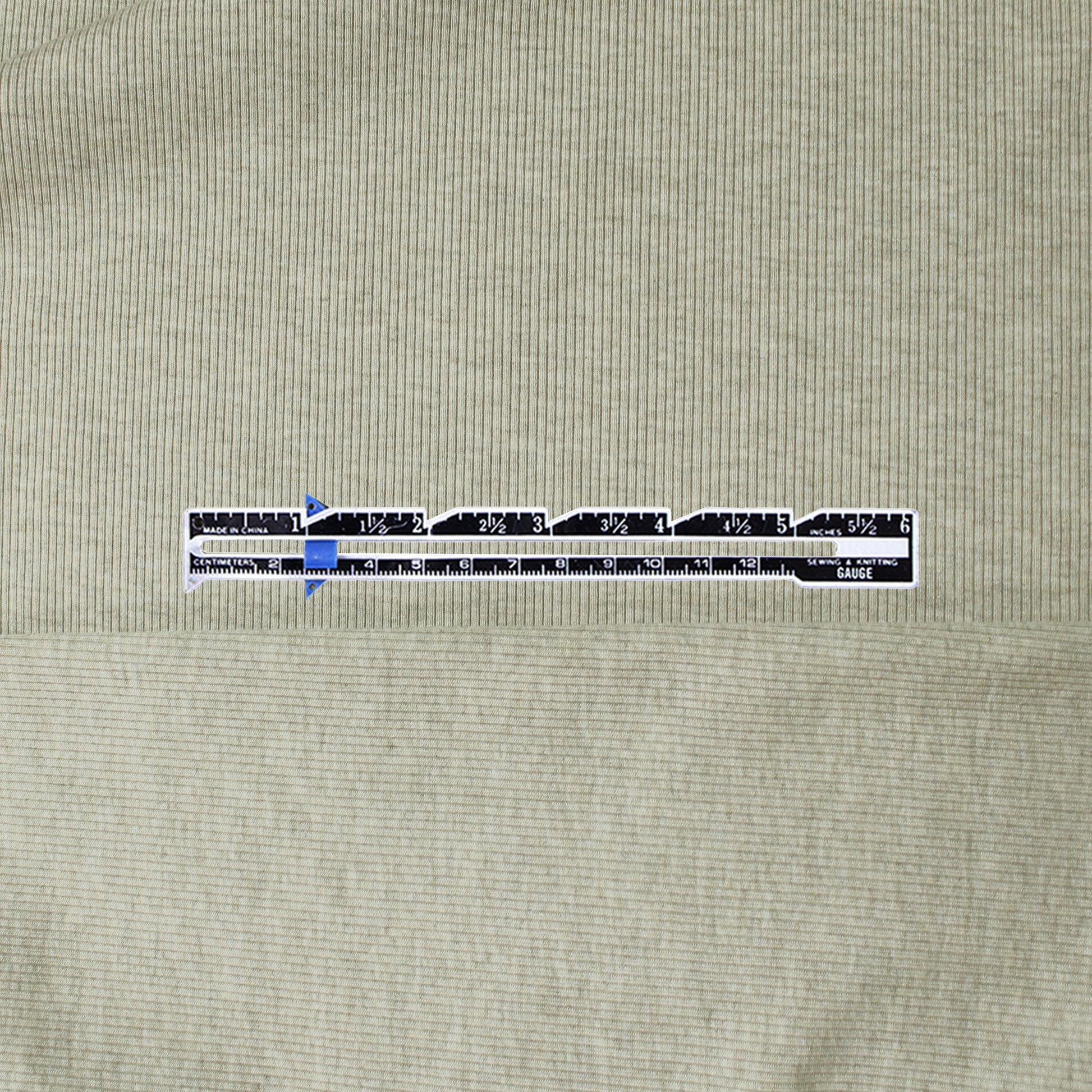 USA rayon spandex rib knit - oatmeal