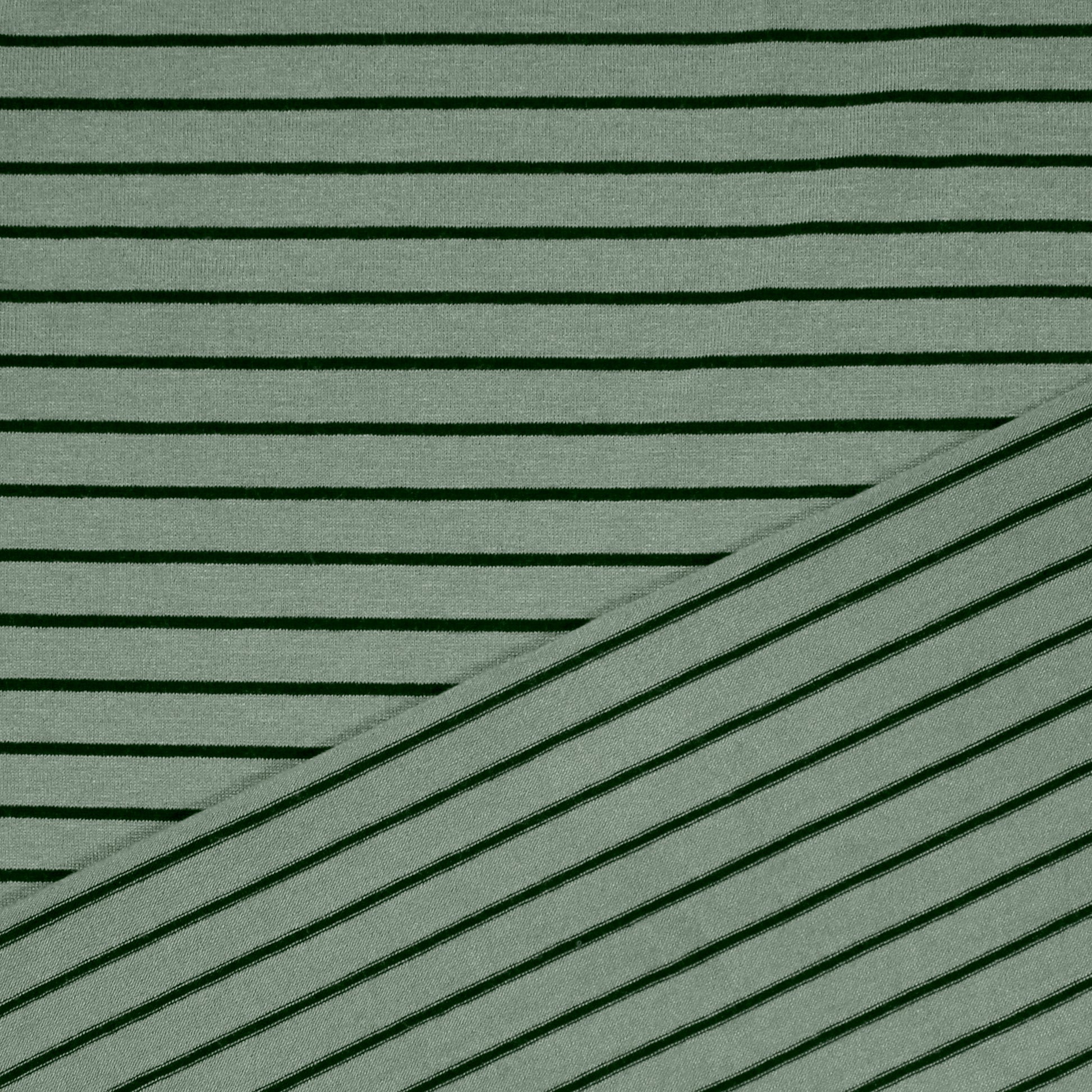 yarn-dyed rayon spandex jersey - silver sage / black