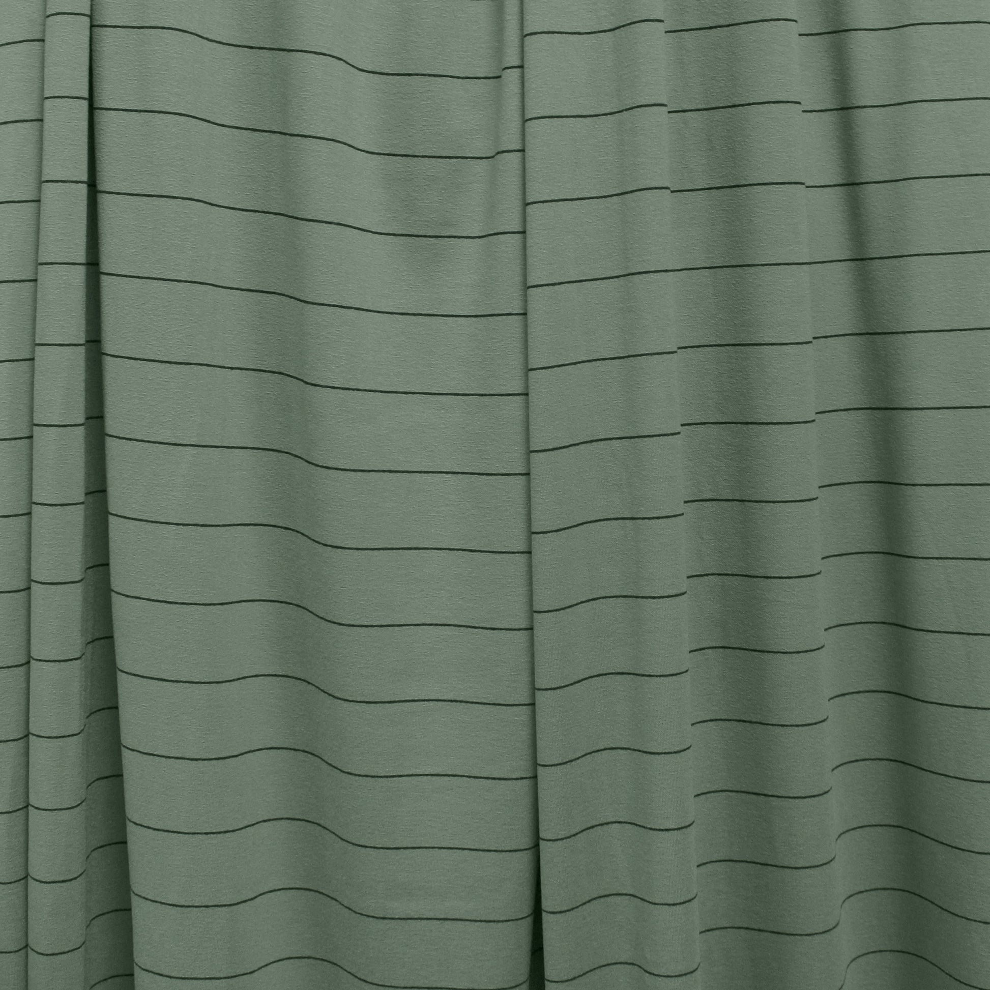 yarn-dyed wide stripe viscose/spandex jersey - silver sage/black