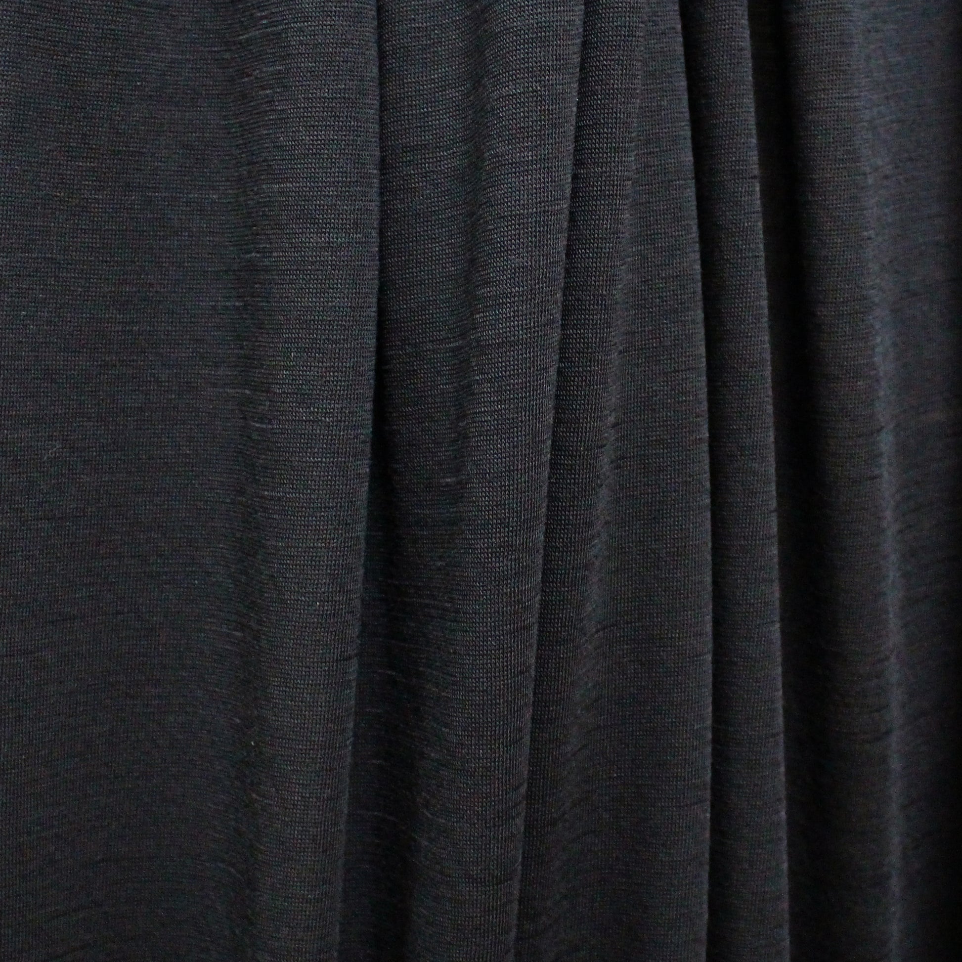 'washable merino' wool jersey - black