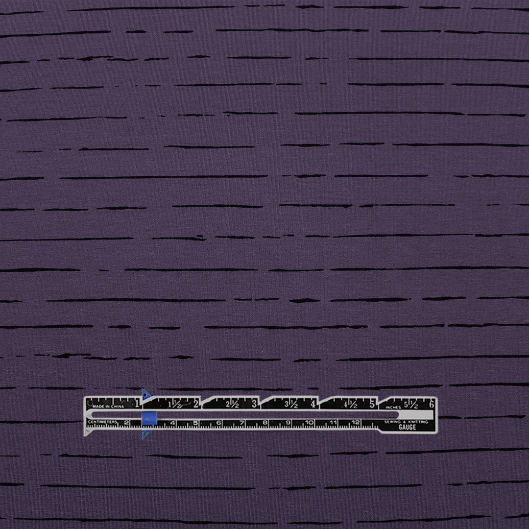 'first draft' rayon stretch knit - dusty grape