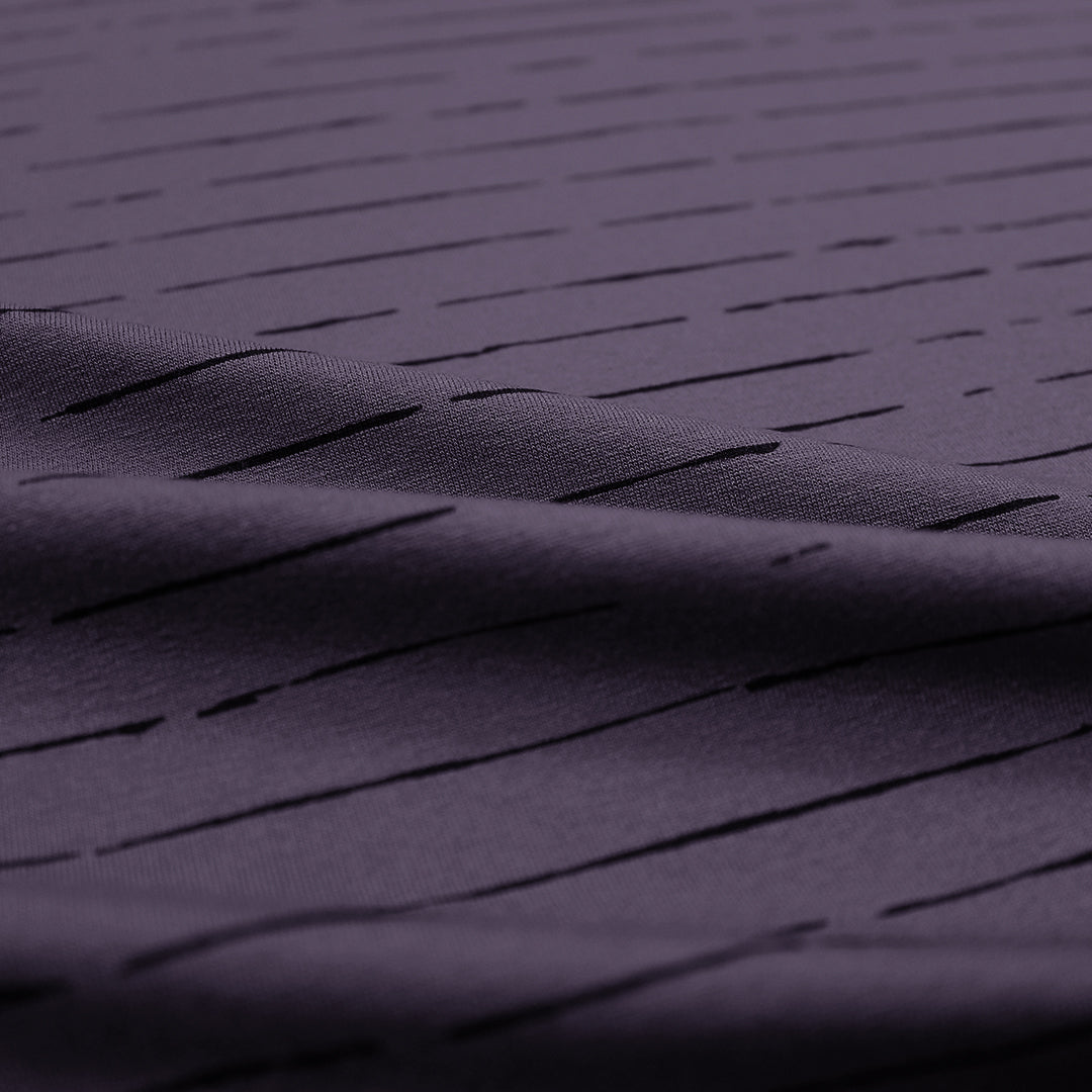 'first draft' rayon stretch knit - dusty grape