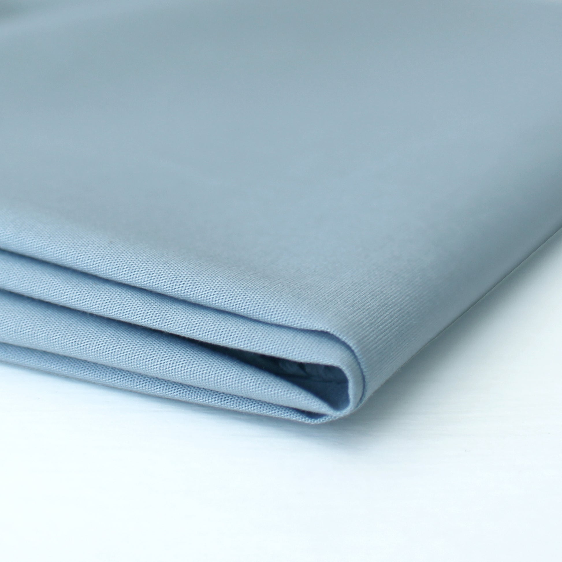 'blue fog' stretch cotton shirting