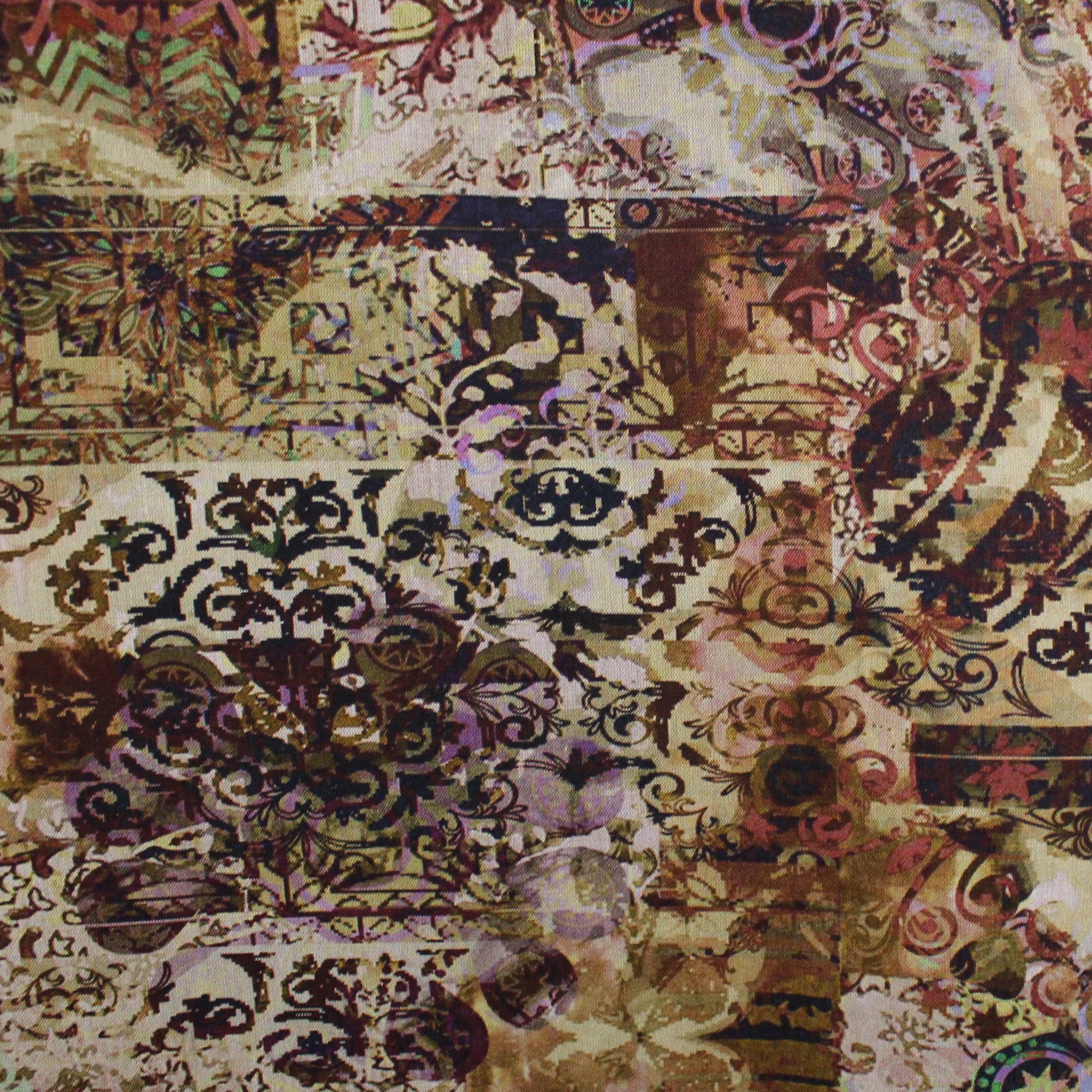 Italian 'boho holiday' linen blend dressweight woven - plum