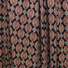 'bronze medallion' drapey viscose knit - black