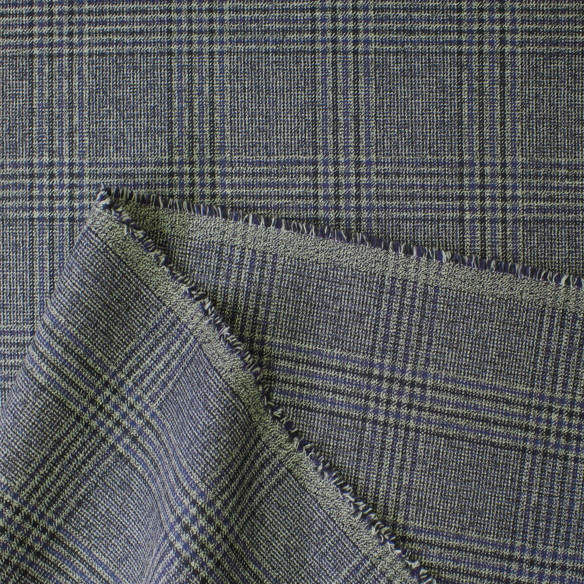 Arm@ni virgin wool suiting - plaid