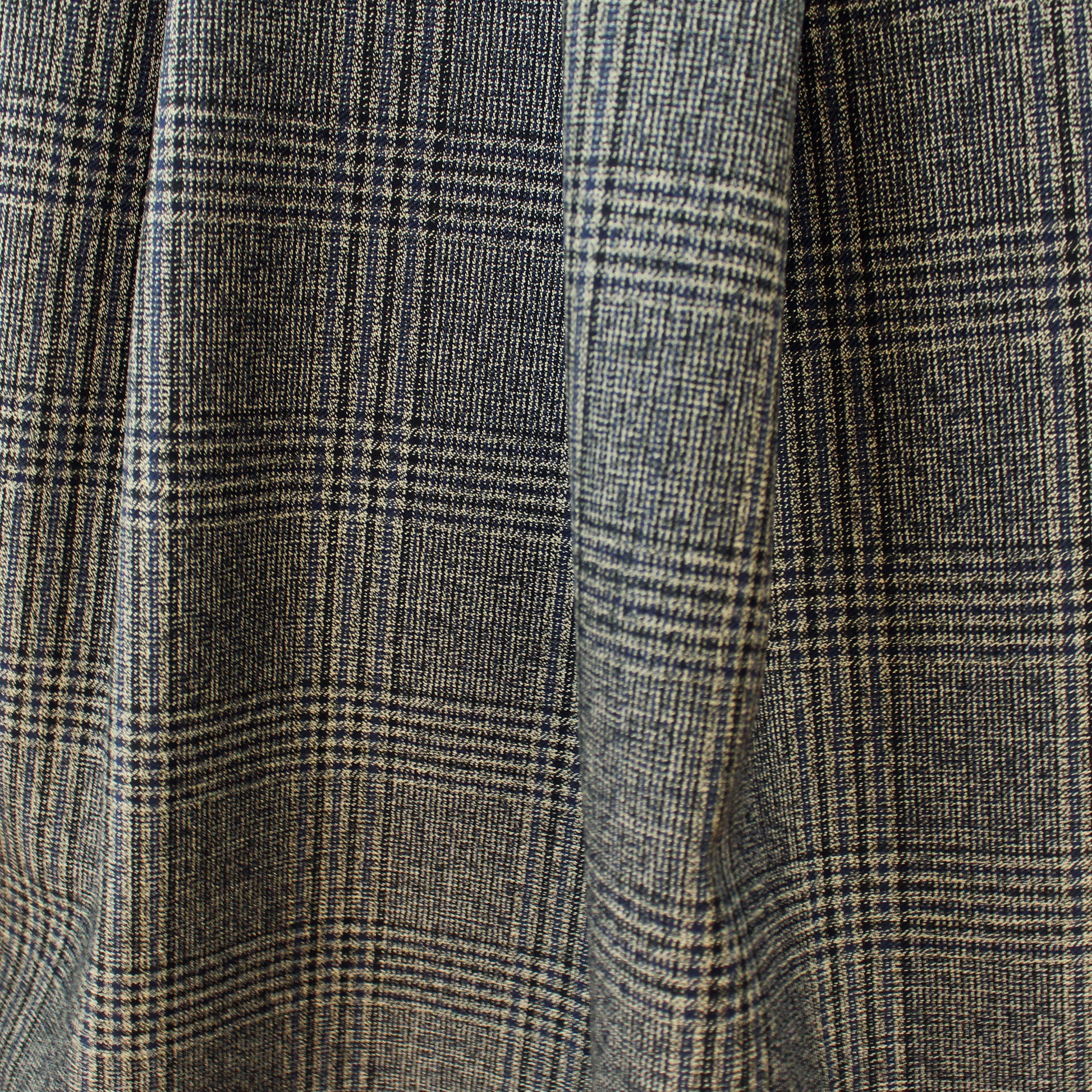 Arm@ni virgin wool suiting - plaid