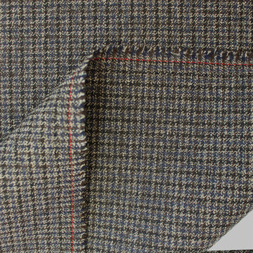 Arm@ni virgin wool suiting - micro houndstooth