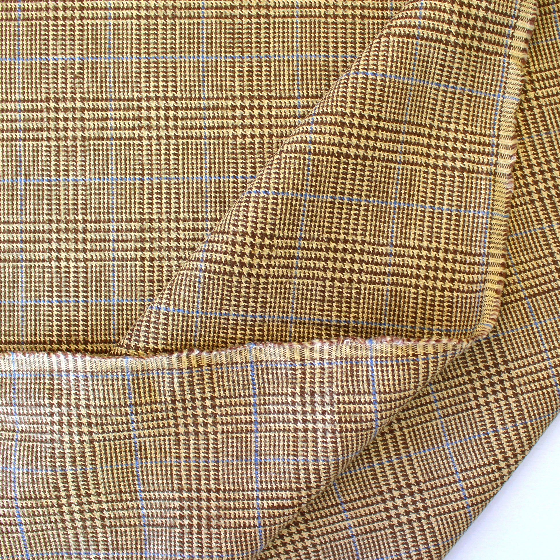 R@lph Lauren 100% linen check suiting - toasted wheat