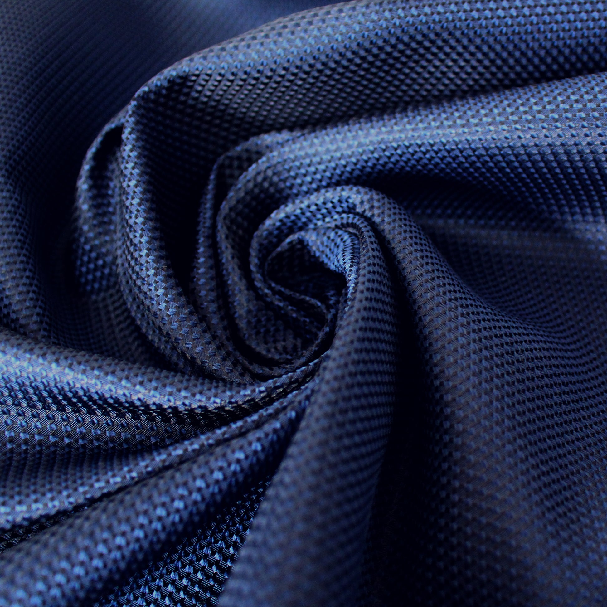 Herme$ all-silk geometric novelty weave - sapphire