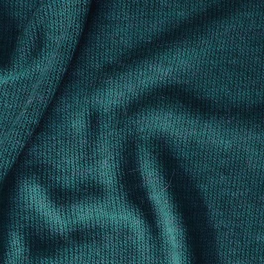 luxury wool blend lightweight sweater knit - moody teal