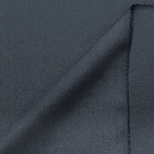 100% cotton 'imperial poplin' - dark slate