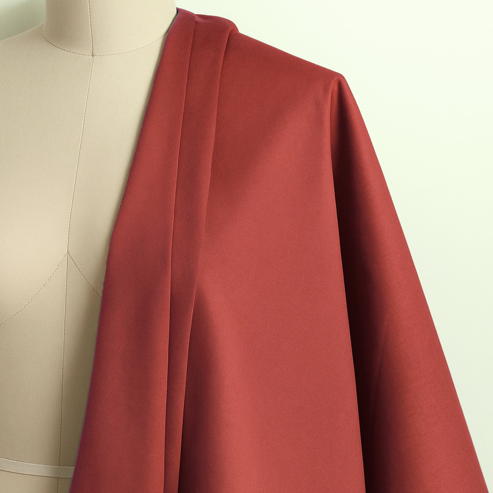 100% cotton 'imperial poplin' - chutney