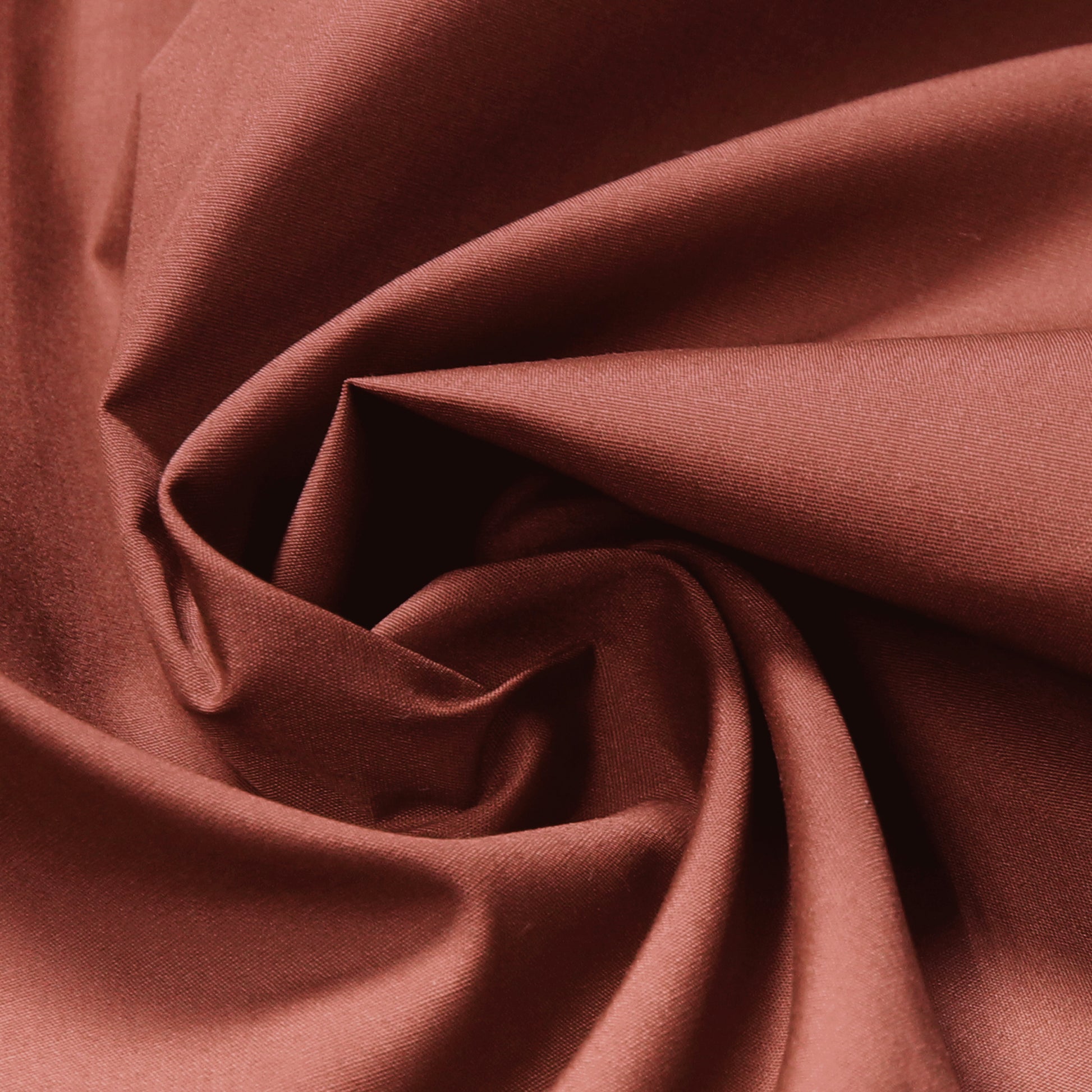 100% cotton 'imperial poplin' - chutney