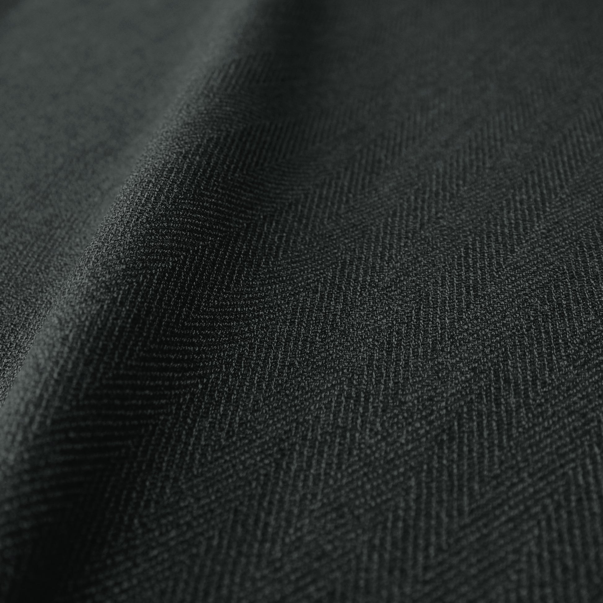 English virgin wool herringbone suiting - gunmetal