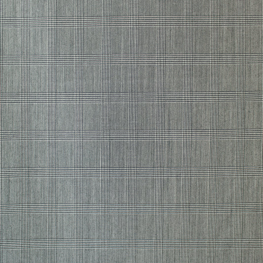 R@lph Lauren mohair/worsted wool plaid suiting - black/white