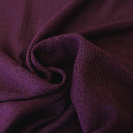 Italian wool gauze twill - malbec