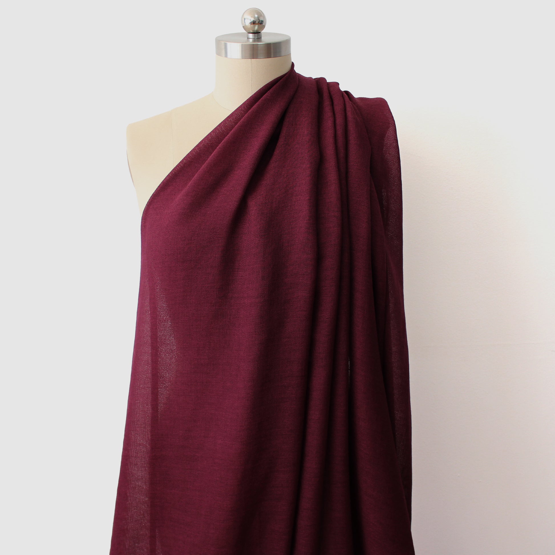 Etr0 extra wide featherweight wool gauze - Syrah