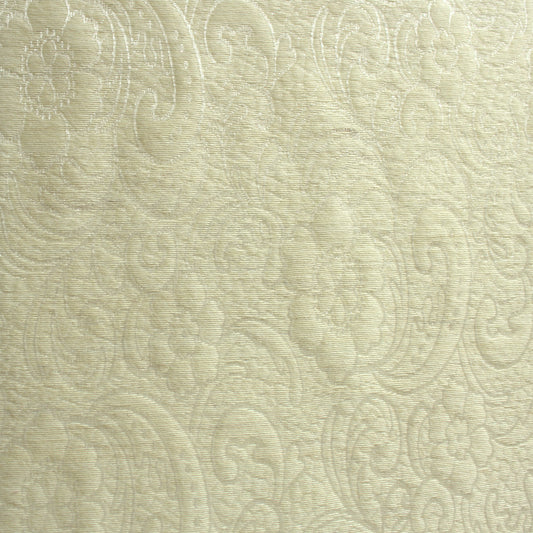 Etr0 lustrous 'antique flora' wool/Lurex brocade