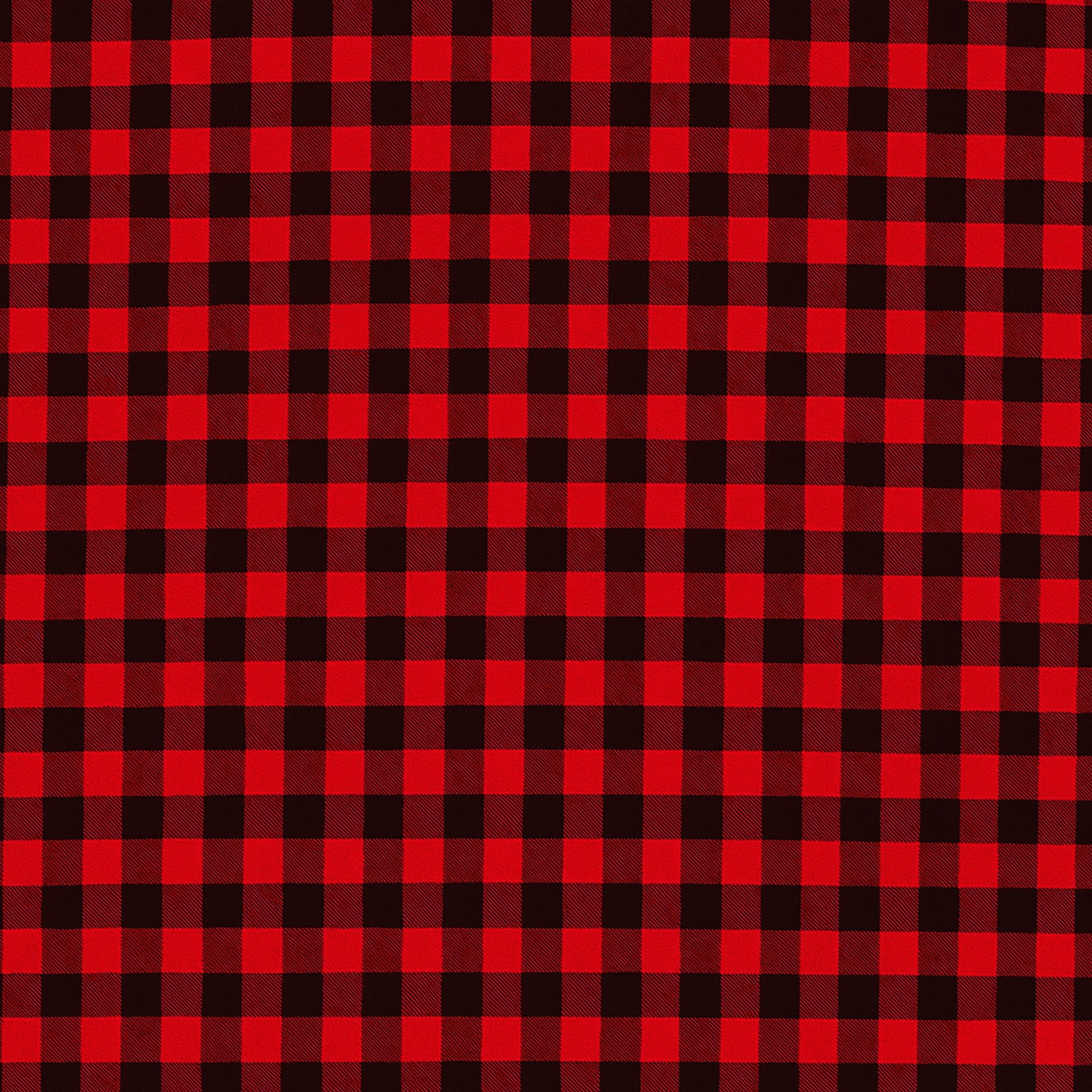 'woodsman' 100% cotton mid-weight flannel - red/black