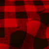 'woodsman' 100% cotton mid-weight flannel - red/black