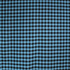 Buffalo check 100% cotton mid-weight flannel - blue/black