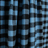 Buffalo check 100% cotton mid-weight flannel - blue/black