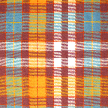 'sunrise plaid' 100% cotton mid-weight flannel