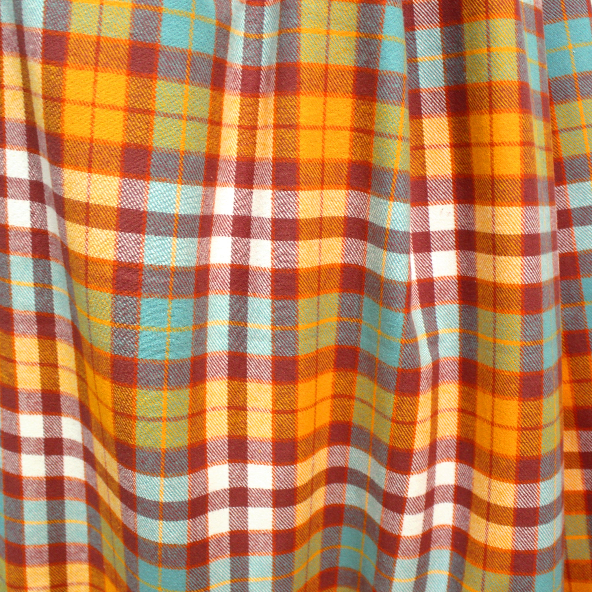 sunrise plaid' 100% cotton mid-weight flannel – EOS Fabrics