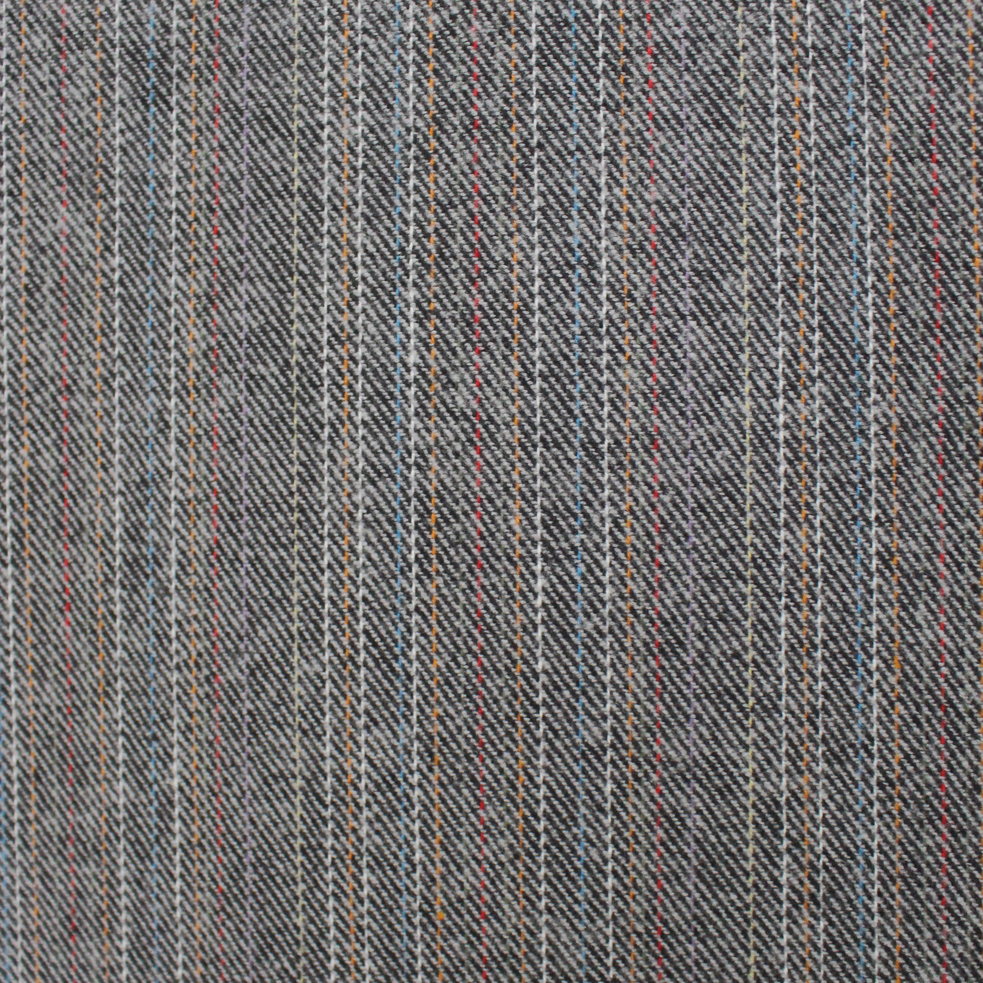 'ticking stripe' 100% cotton brushed twill