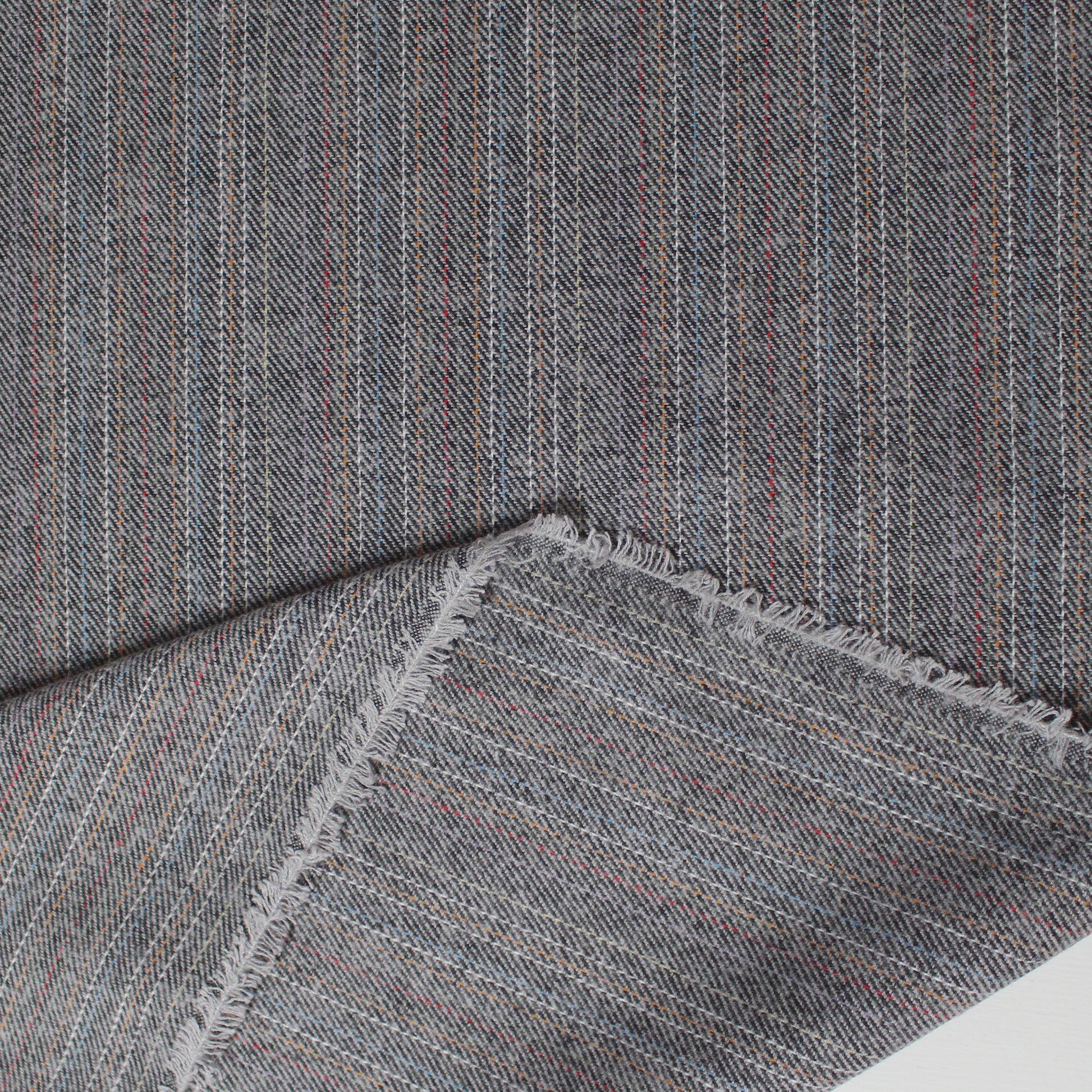 'ticking stripe' 100% cotton brushed twill