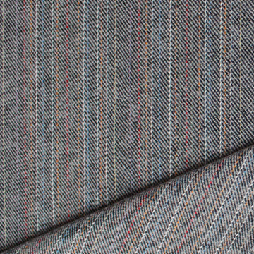 'ticking stripe' 100% cotton brushed twill