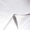 satin stripe mercerized cotton twill shirting - white