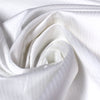 satin stripe mercerized cotton twill shirting - white