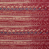 Italian 'aurora signs' wool crepe border print
