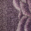 Italian 'violet reeds' wool crepe border print