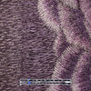 Italian 'violet reeds' wool crepe border print