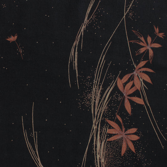 Italian 'whimsical floral' wool dressweight twill