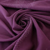 Italian 'plum milky way' printed wool gauze