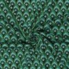 'deco shell' drapey viscose blend doubleknit, Oeko-Tex cert. - teal