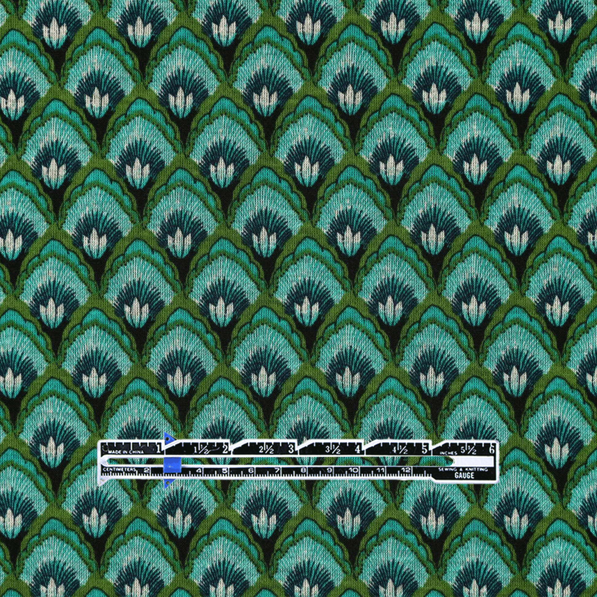 'deco shell' drapey viscose blend doubleknit, Oeko-Tex cert. - teal