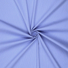 pinstripe cotton blend stretch shirting - chambray blue/white
